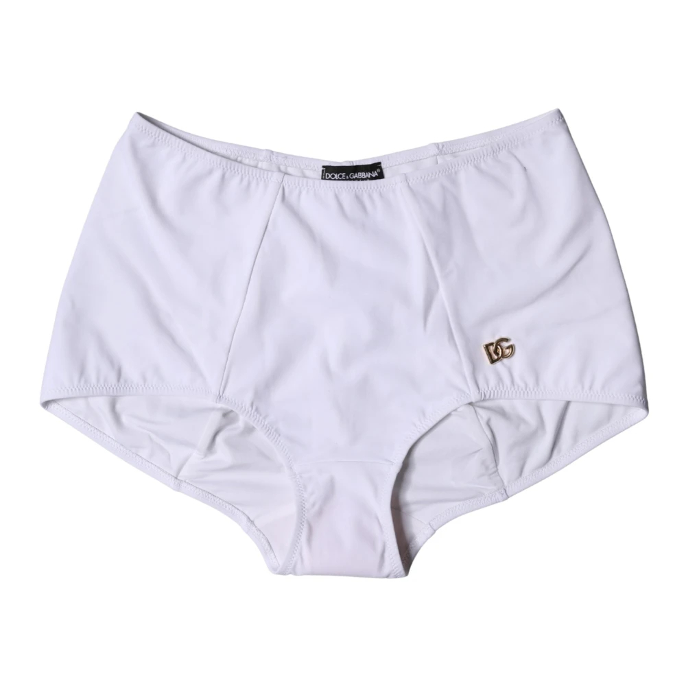 Dolce & Gabbana Damen Weiß - Girdle High Waist Panty - Underwear - Xs
