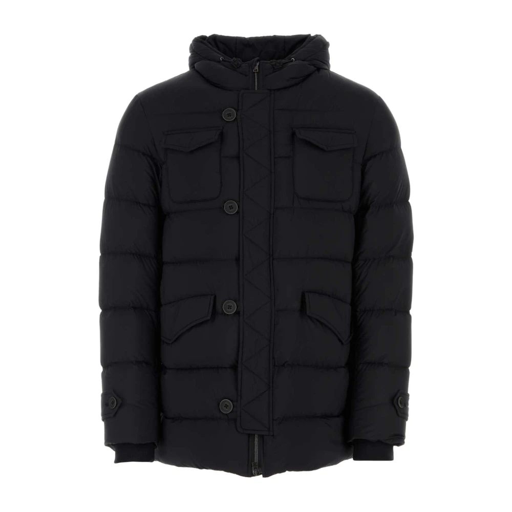 Herno - Daunenjacke Aus Gänsedaunen - Jackets - Herren - Schwarzk - S