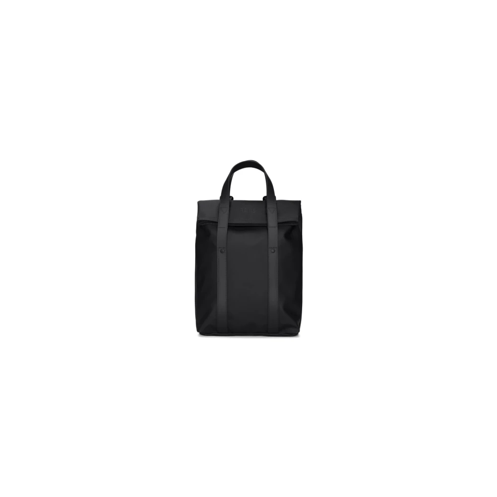 Rains - 2 Way Tote Backpack Mini - Bags - Unisex - Schwarzk - One Size - Bild 9