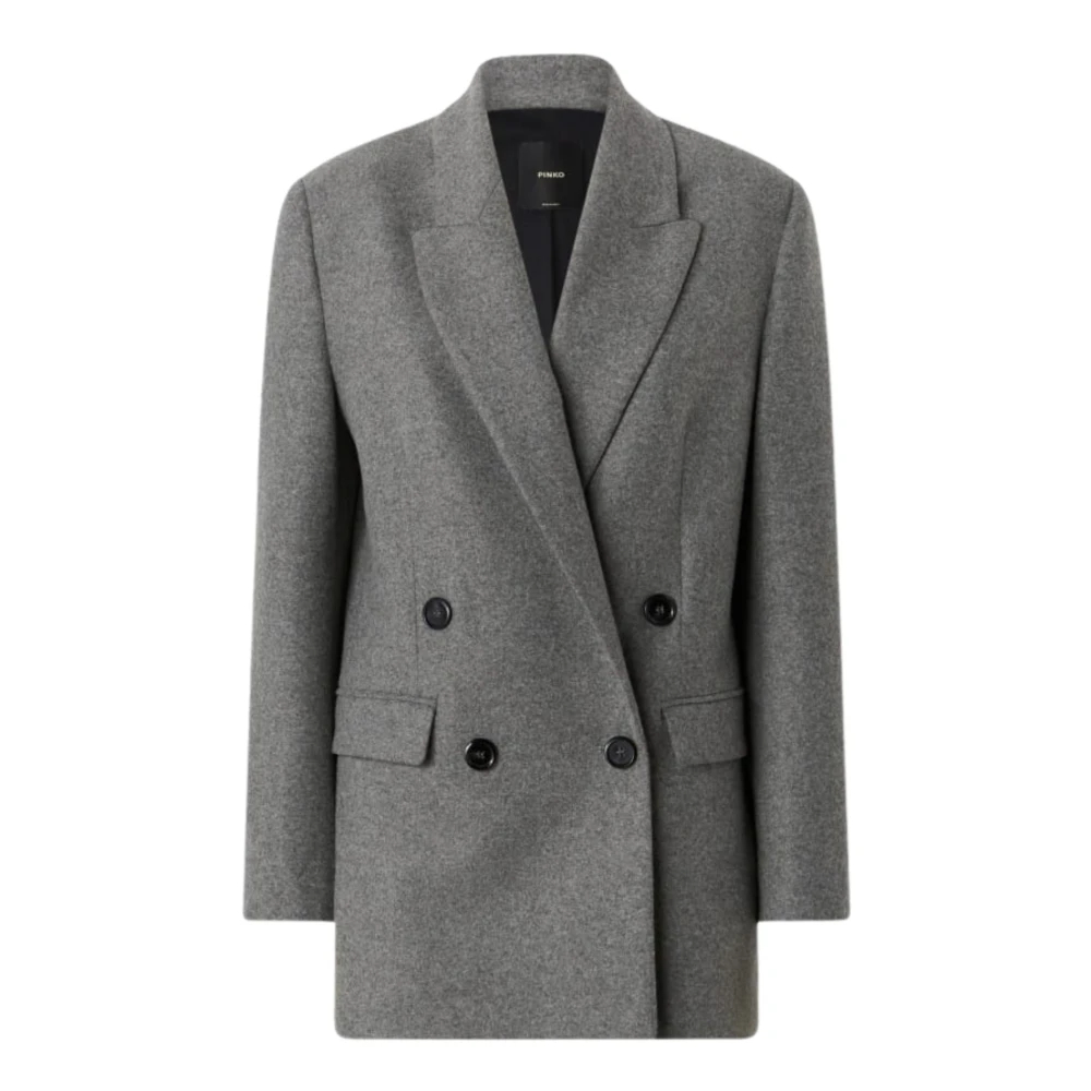 Pinko , Damen, Jacken, Grau, S - Bild 6