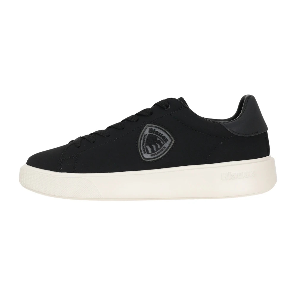 Blauer, Herren, Sneakers, Schwarzes Leder Herren Sneaker, Schwarz, (44) - Bild 5