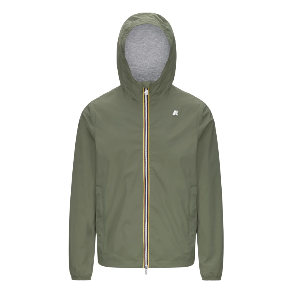 K-Way - Jack Stretch Nylon Jacke - Jackets - Herren - Grün - Xl