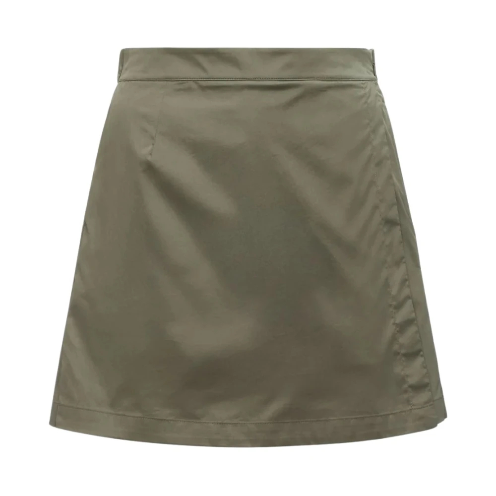 K-Way Damen Grün - Lamandie Shiny Cotton Gonna Pantalone Corto - Skirts - S