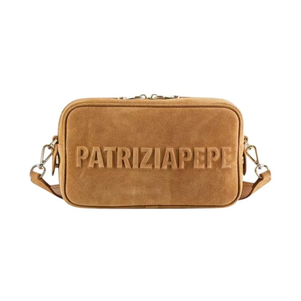 Patrizia Pepe Damen Braun - Stylische Crossbody Handtasche - Bags - One Size