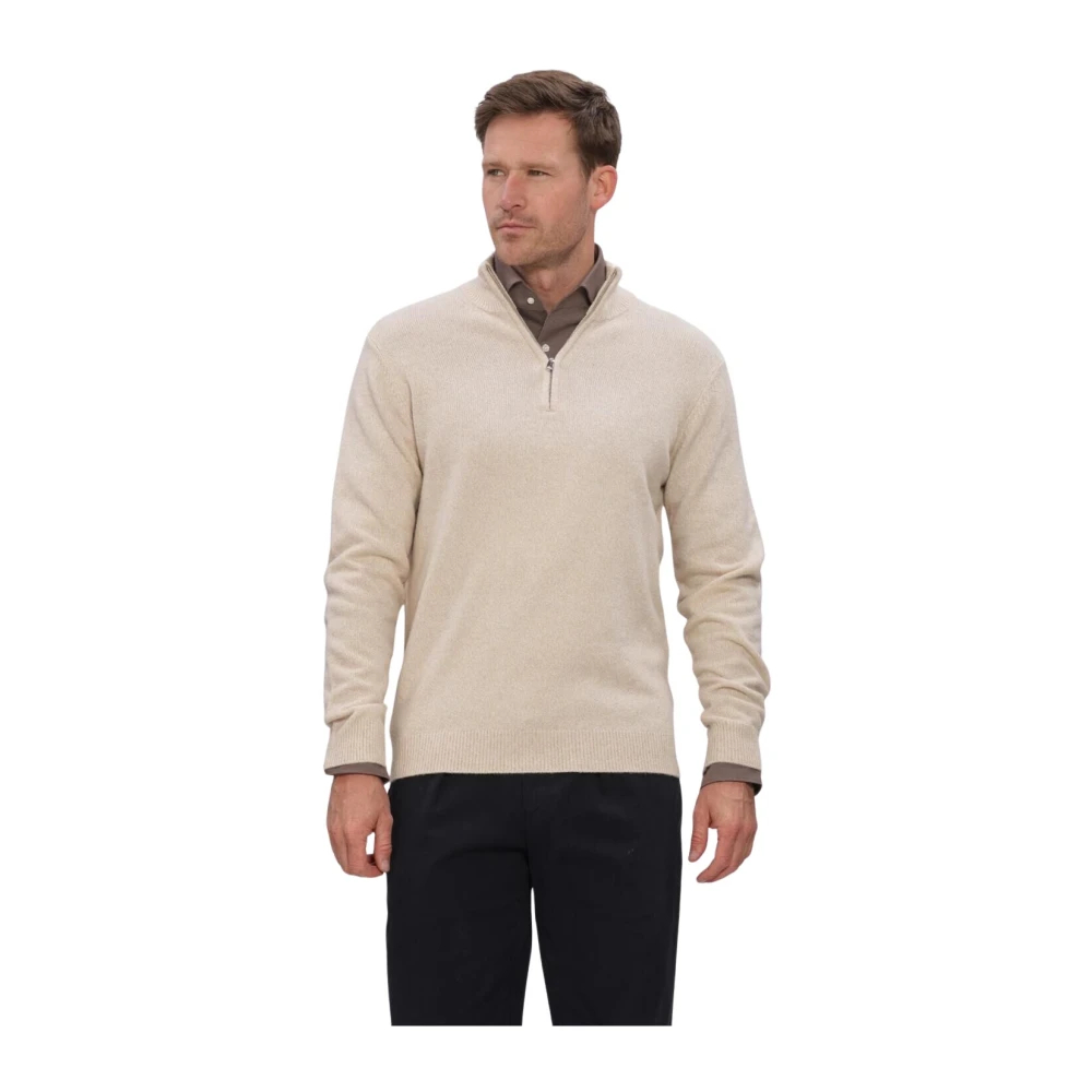 Profuomo , Herren, Strickwaren, Beige, S - Bild 4