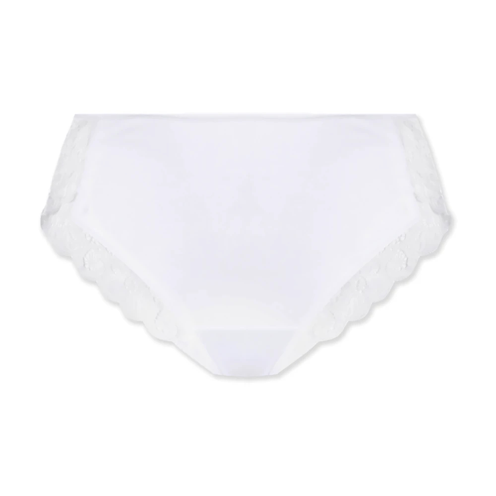 Hanro Damen Weiß - Moments Lace Back Midi Slips - Underwear - S