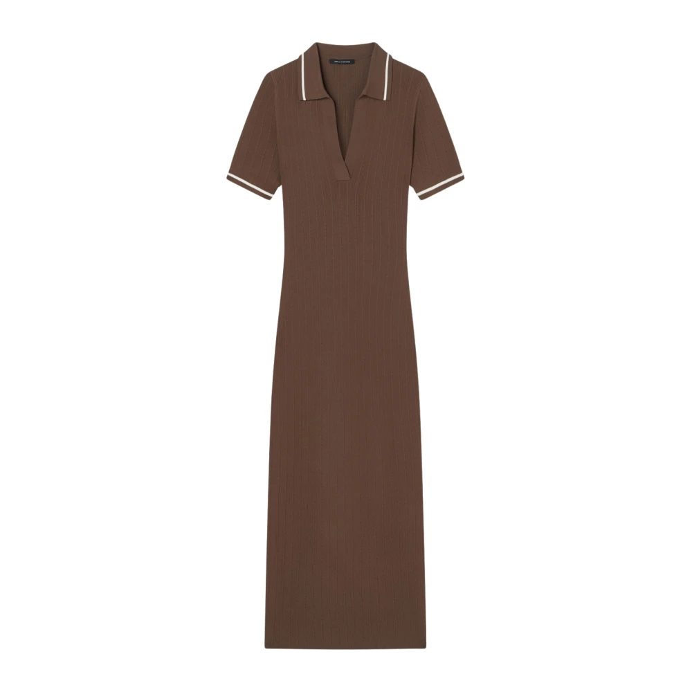 Armani Exchange - Langes Technisches Kleid - Dresses - Damen - Braun - Xs