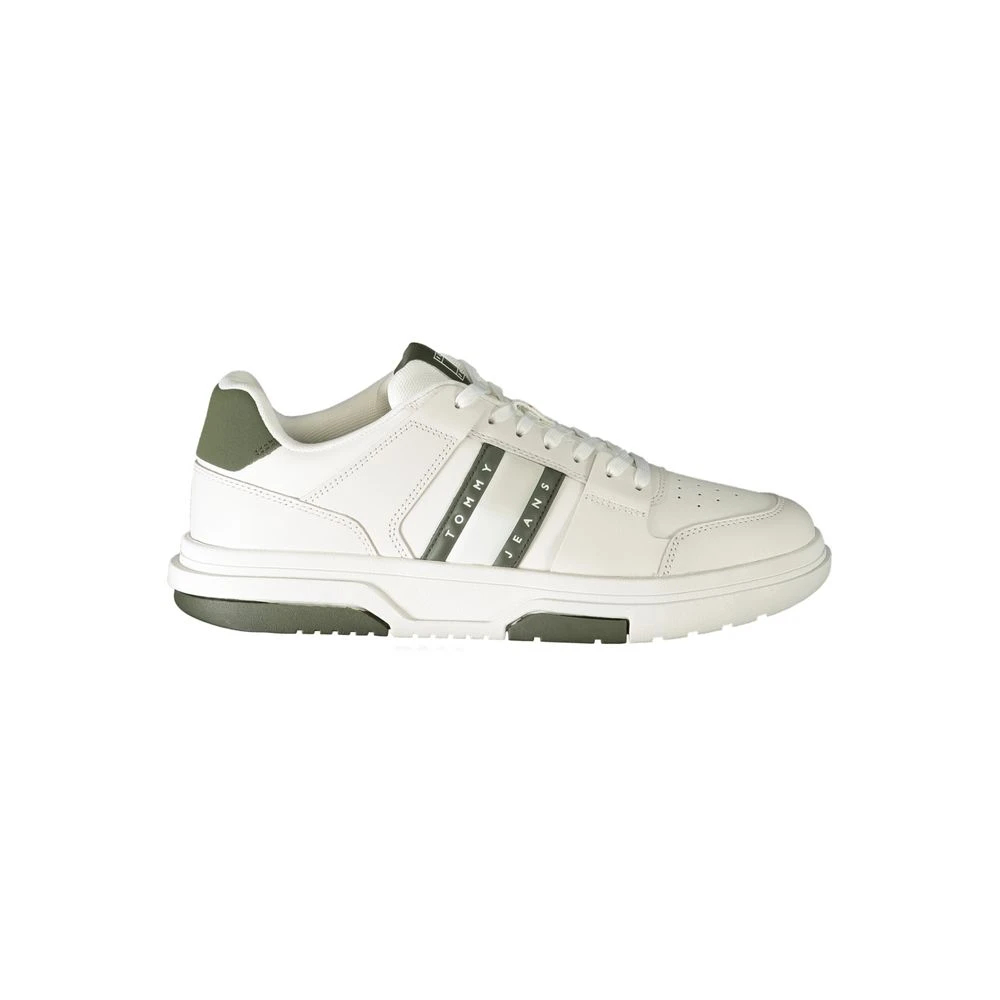 Tommy Hilfiger, Herren, Sneakers, White Polyethylene Men Sneaker, Weiss, (43) - Bild 4