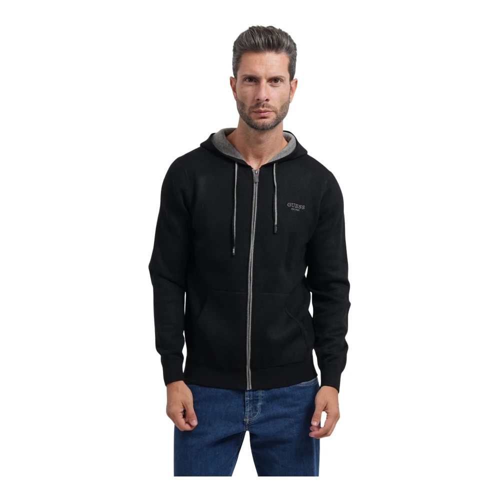 Guess , Herren, Sweatshirts & Hoodies, Schwarzk, S - Bild 3