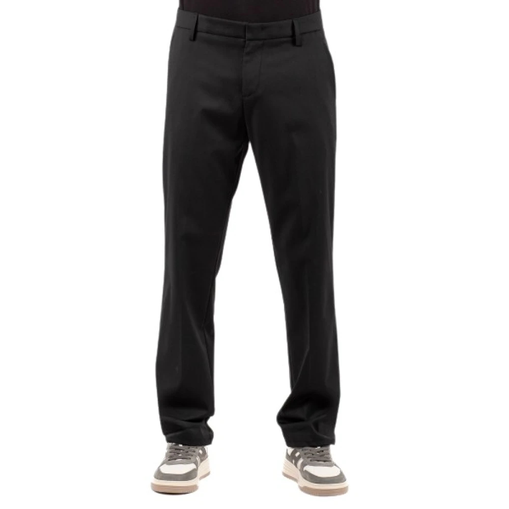 Dondup Herren Schwarz - Straight Hosen - Trousers - K - W32