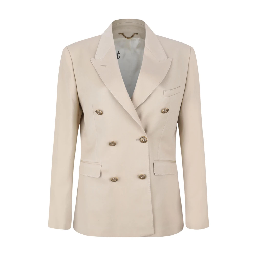 Golden Goose Damen Beige - Sand Double Breasted Blazer - Jackets - M