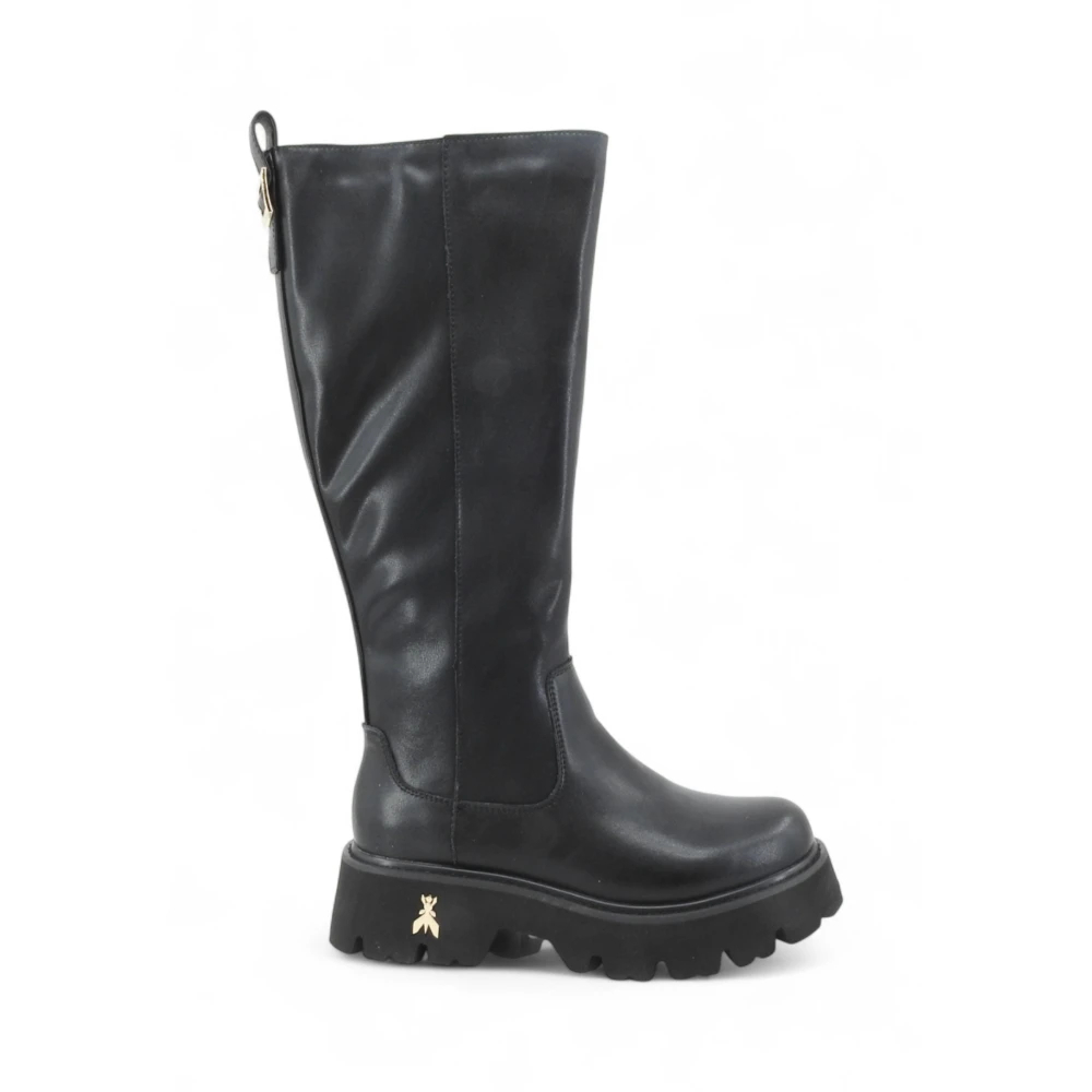 Patrizia Pepe Damen Schwarz - High Boot - Shoes - K - 37 Eu