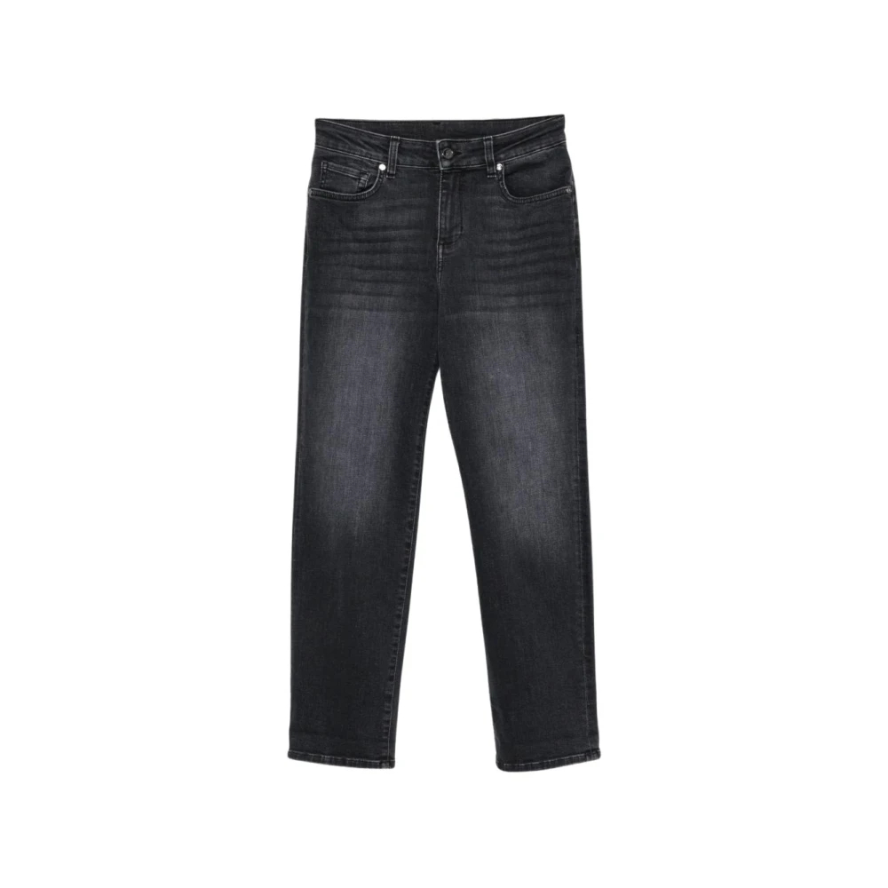 Liu Jo Damen Grau Jeans Uf6085 Ds057 Loose Fit - Bild 2