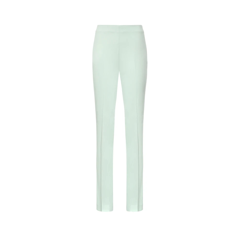 Pinko - Ausgestellte Hose Mit Bügelfalte - Trousers - Damen - Grün - S
