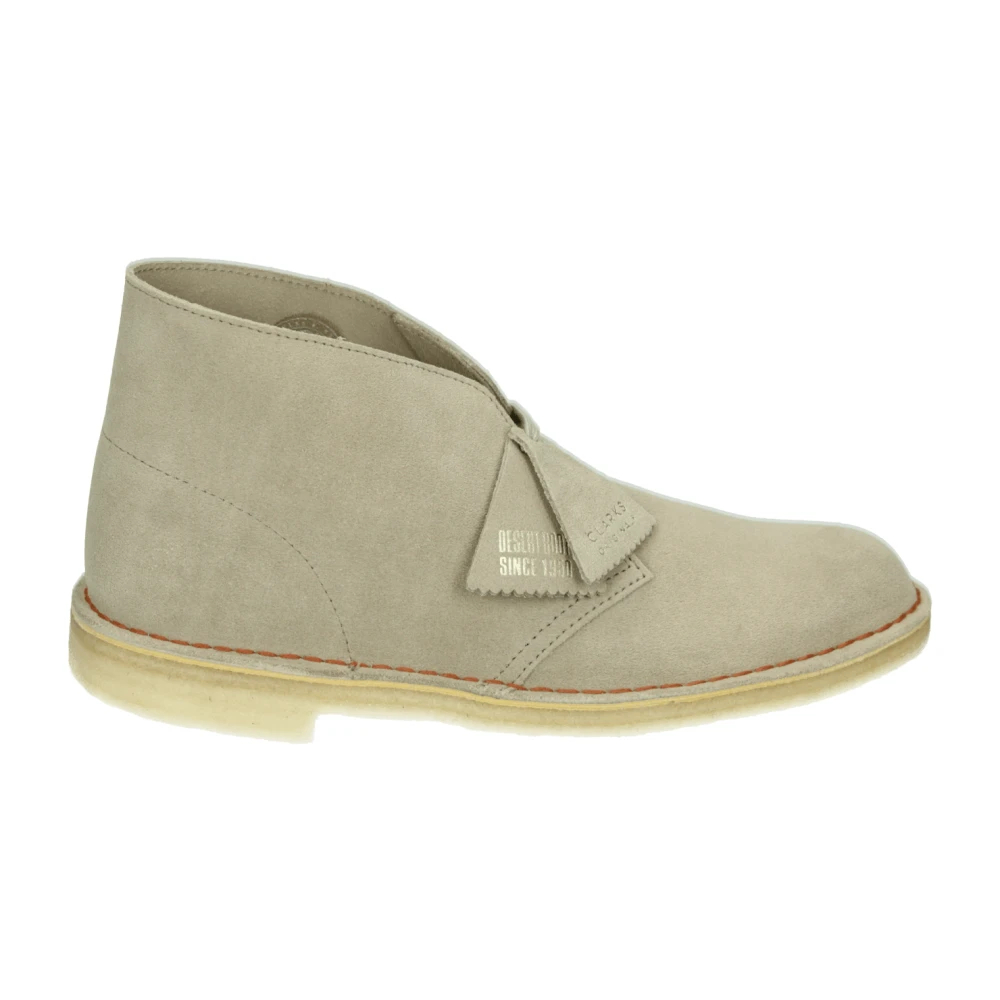 Clarks Herren Beige - Wildleder Desert Boot Schuhe - Shoes - 42 Eu