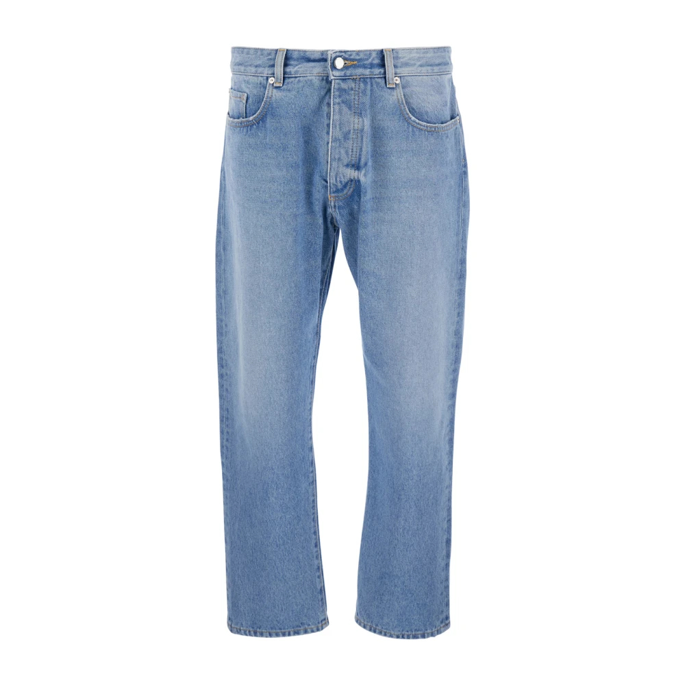 Icon Denim Herren Blau - Gerades Jeans Mit Logo-Patch - Jeans - W30