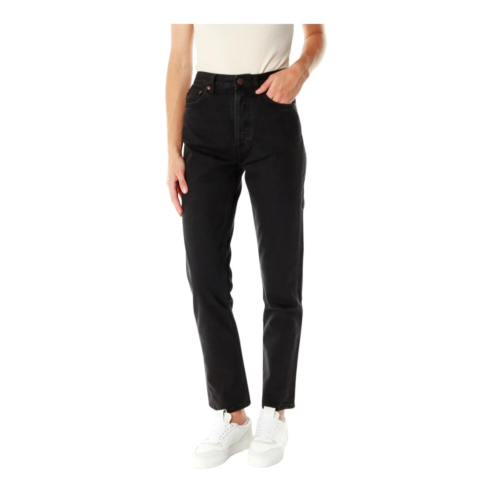 Nudie Jeans Damen Schwarz Jeans Breezy Britt - Bild 4