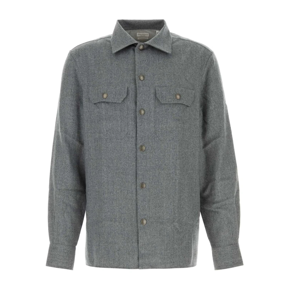 Brunello Cucinelli Virgin Wool Flannel Overshirt - Bild 5