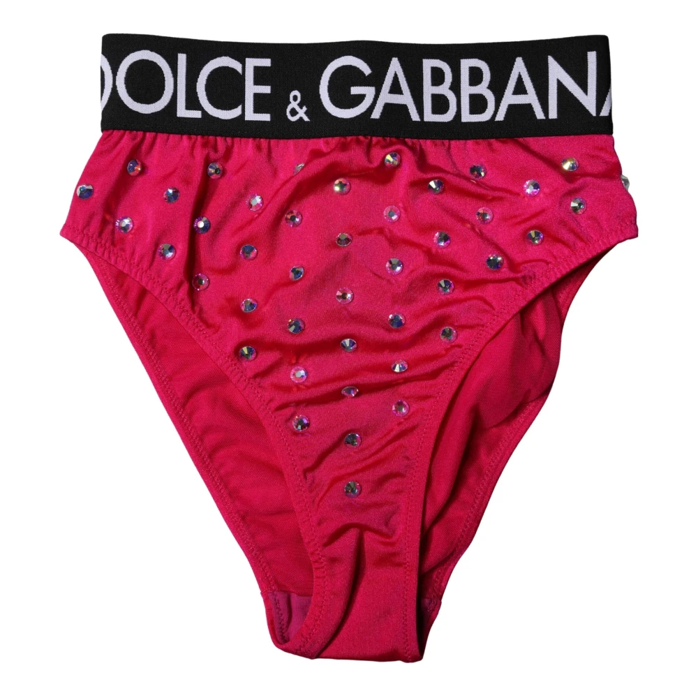 Dolce & Gabbana Damen Rosa - High-Waist Briefs - Underwear - Xs
