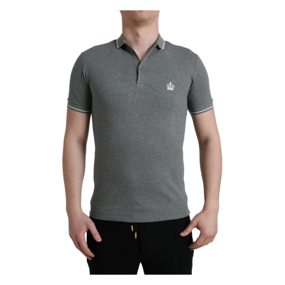 Dolce & Gabbana Herren Grau - Polo Shirts - Tops - Xs