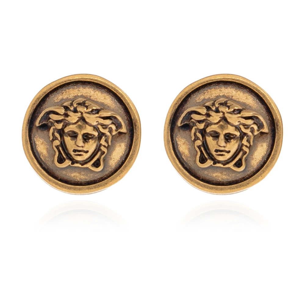 Versace Unisex Gelb - Medusa '95 Ohrringe - Accessories - One Size