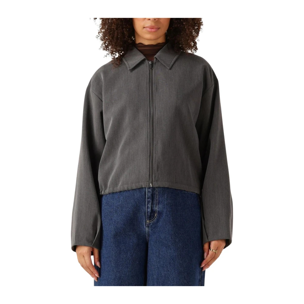 Object Damen Grau - E Bomberjacke Für - Jackets - S