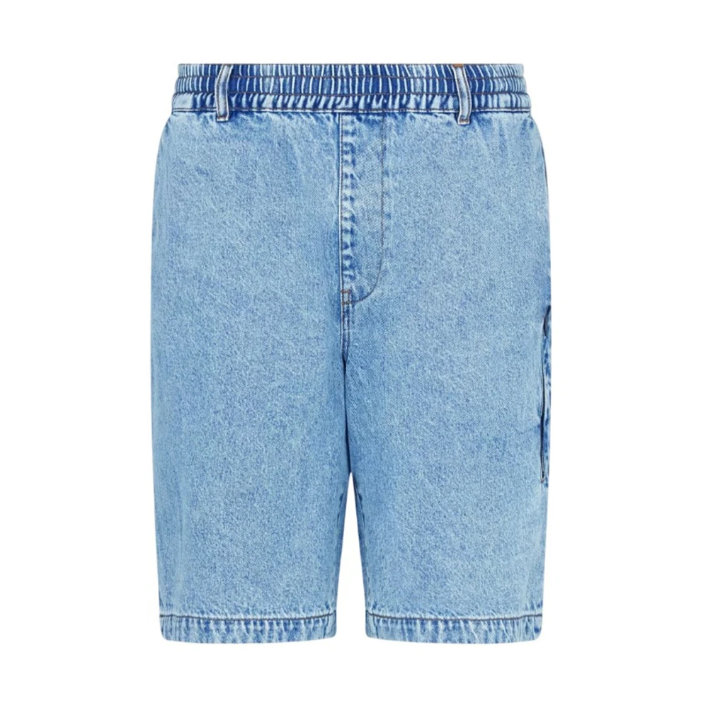 Armani Exchange Herren Blau - Denim Bermuda Stoff Shorts Casual Stil - Shorts - W30