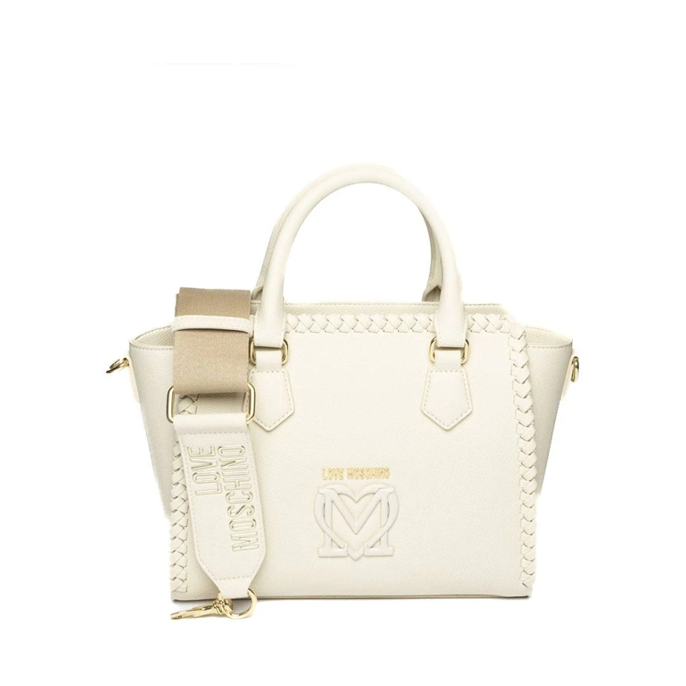 Love Moschino - Stilvolle Handtasche Für Den Täglichen Gebrauch - Bags - Damen - Beige - One Size