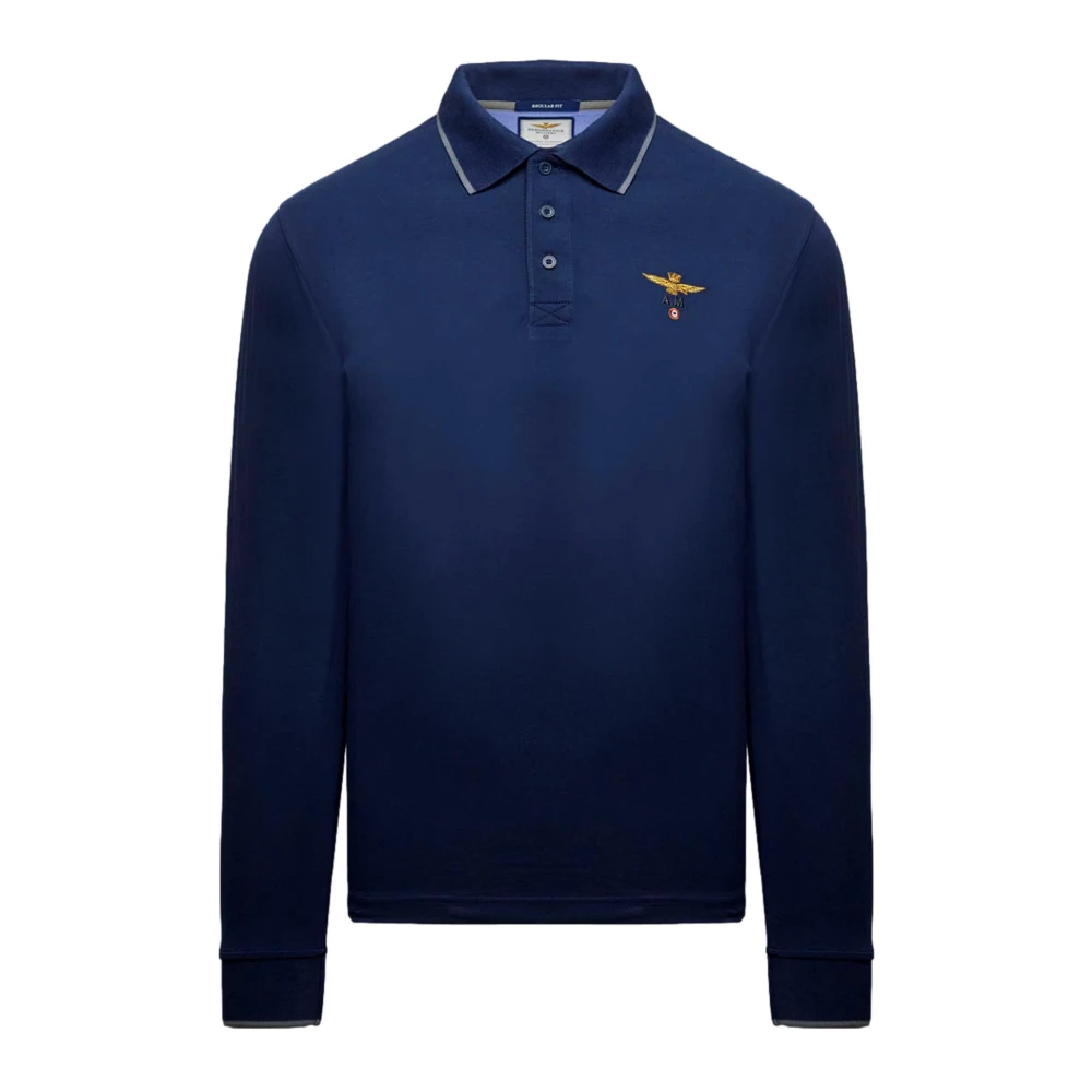 Aeronautica Militare Herren Blau - Po1653up00082 Polo Shirt - Tops - 2XL