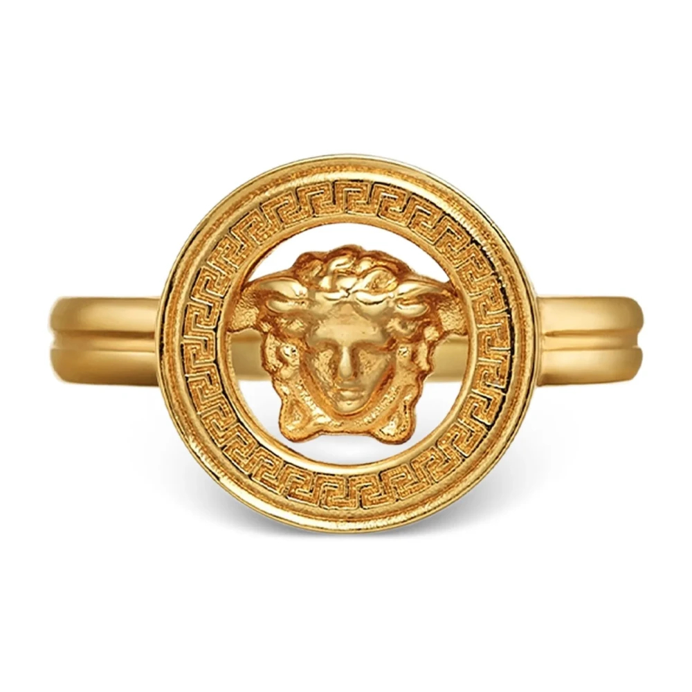 Versace Damen Gelb - Medusa '95 Ring - Accessories - 50 Mm