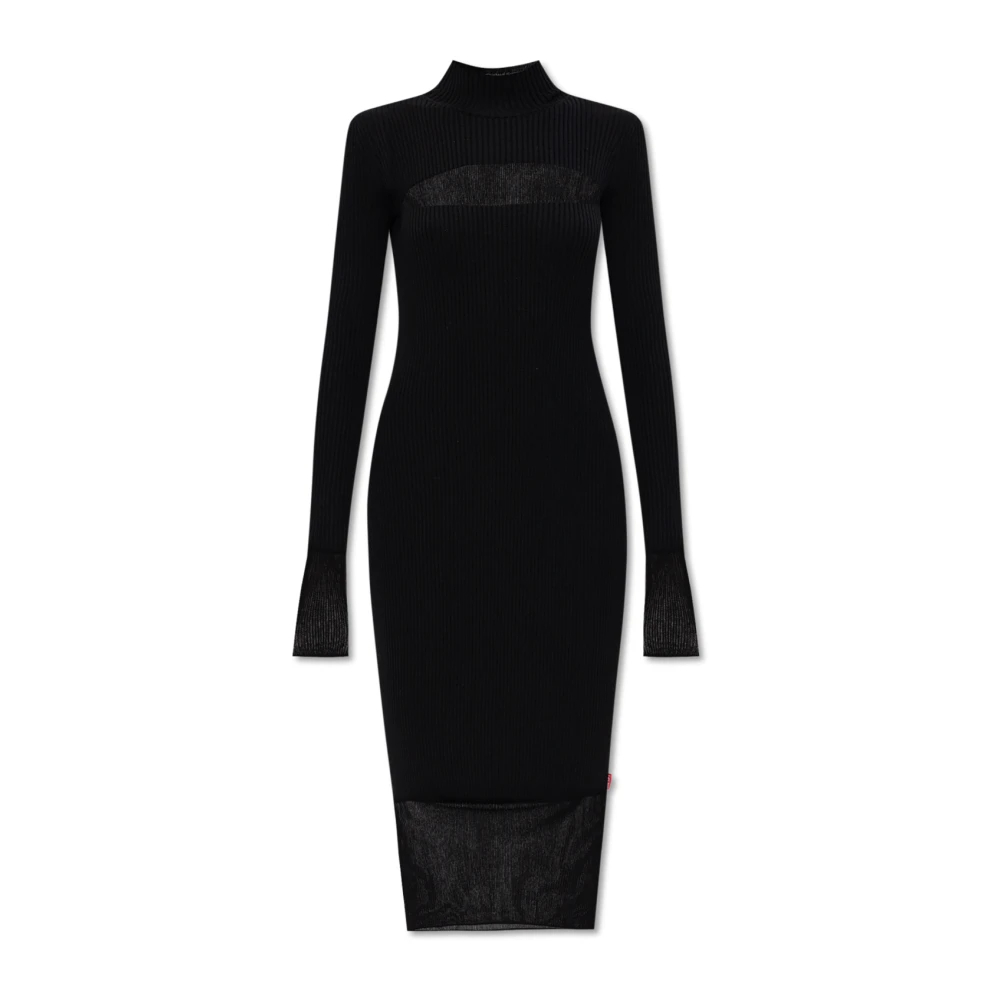 Diesel Damen Schwarz - Midi-Kleid - Dresses - K -2Xs
