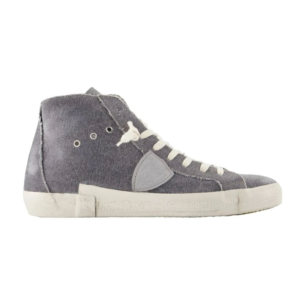 Philippe Model Herren Grau - Prsx High Sneakers - Shoes - 44 Eu