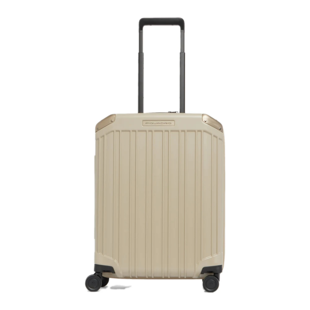 Piquadro Unisex Beige - Pq Light Cabin Spinner - Suitcases - One Size