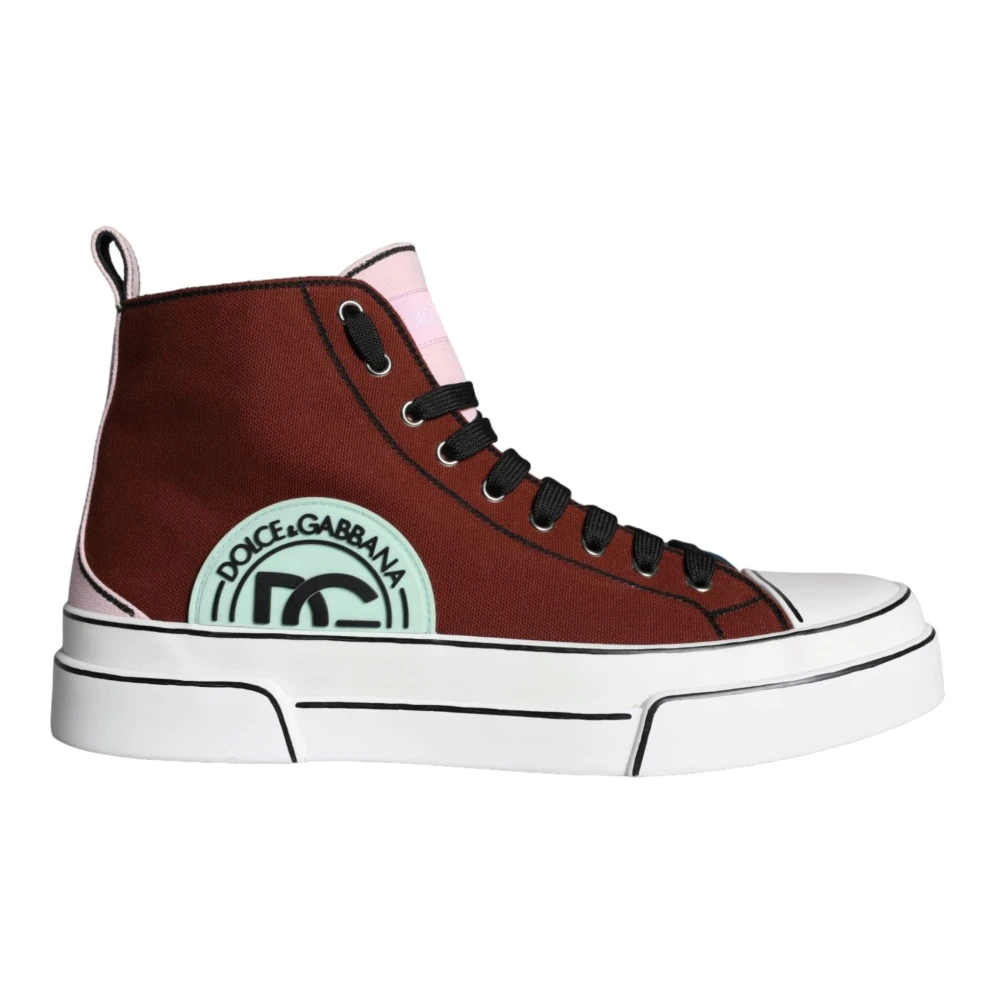 Dolce & Gabbana Herren Multicolor - High Top Sneakers - Shoes - Mehrfarbig - 44 Eu