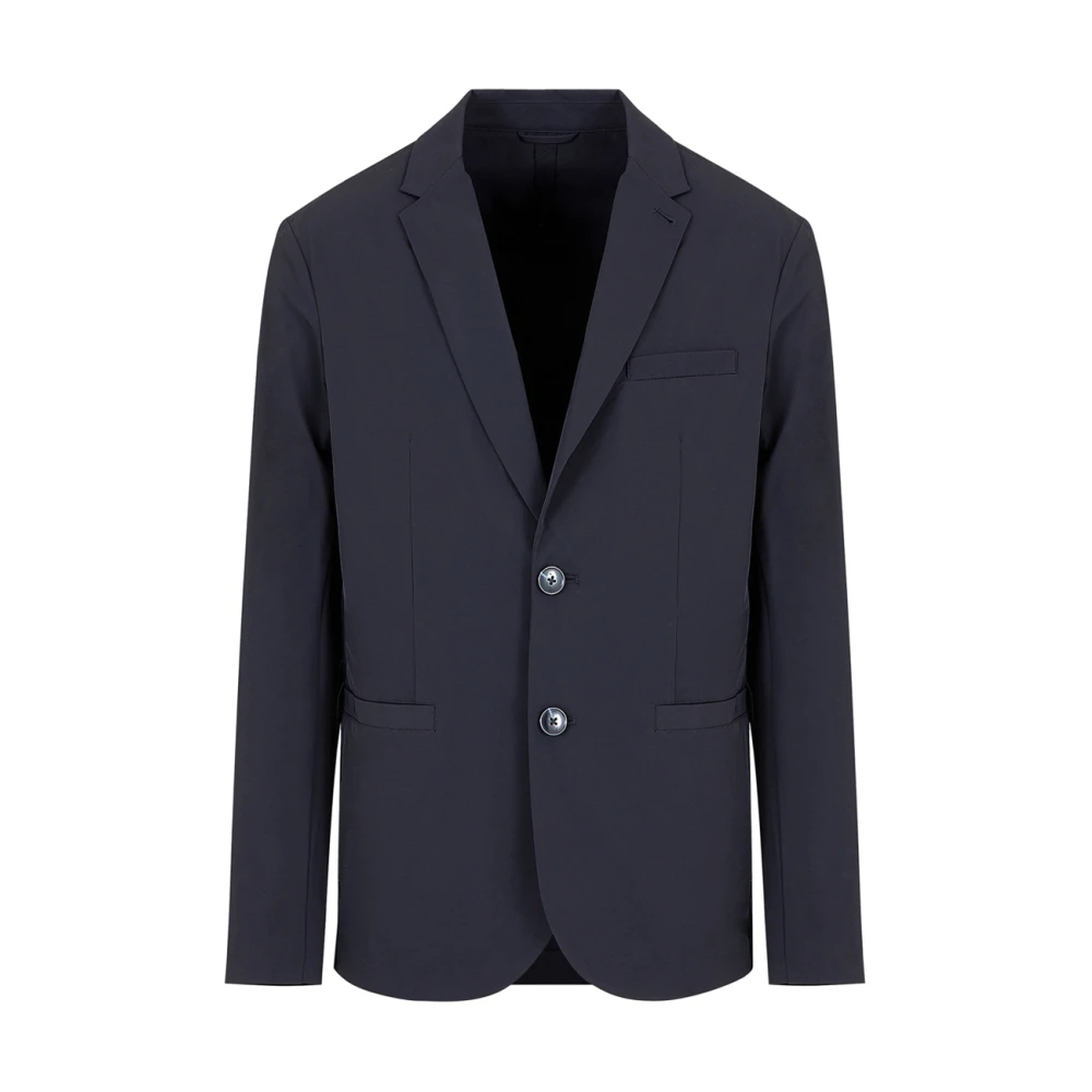 Armani Exchange Herren Blau - E Leinen-Twill-Blazer - Jackets - 2XS