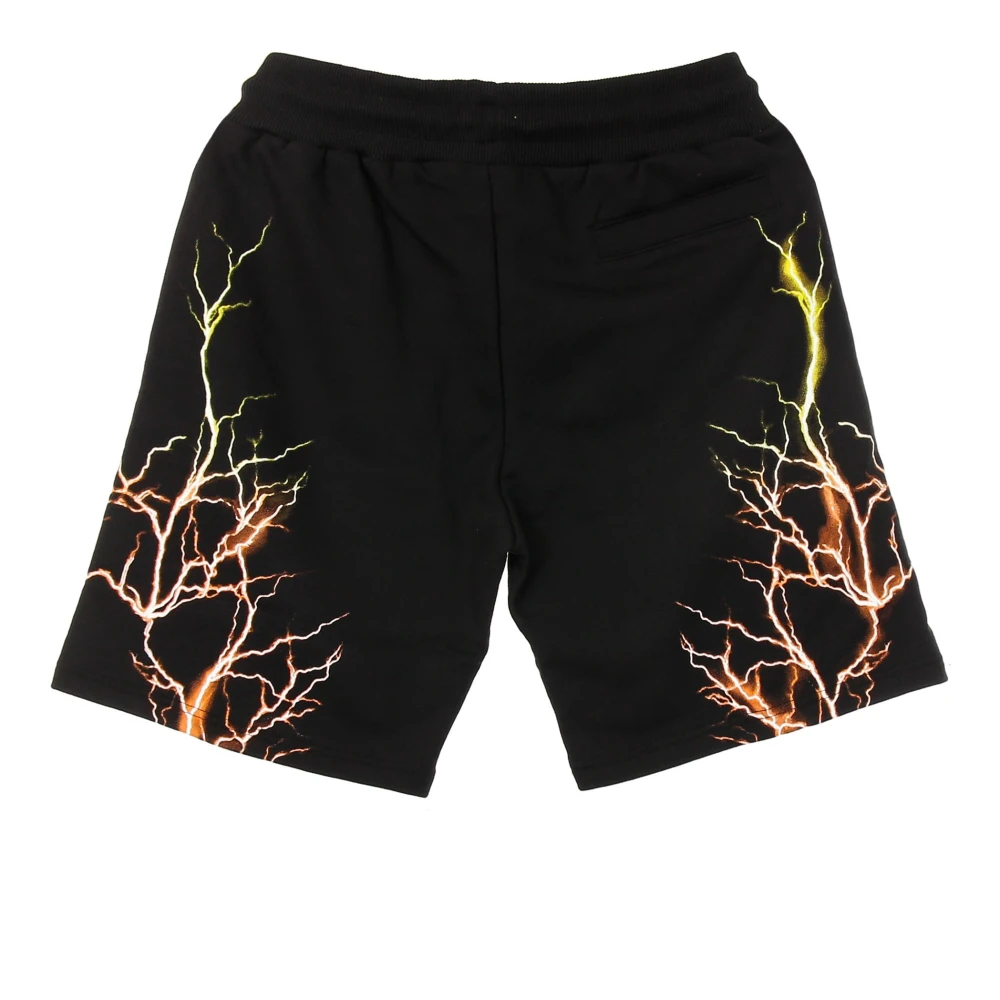 Phobia Archive Herren Schwarz - Lightning Shorts - Sport - K - Xl