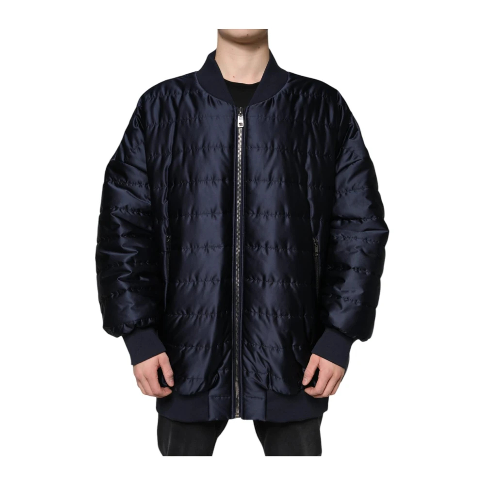 Dolce & Gabbana Herren Blau - E Stepp Bomberjacke - Jackets - 2XL
