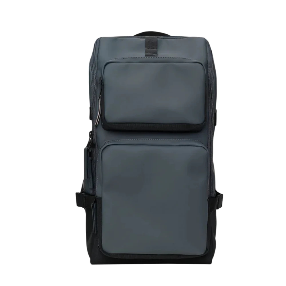 Rains Unisex Blau - Trail Cargo Backpack - Bags - One Size