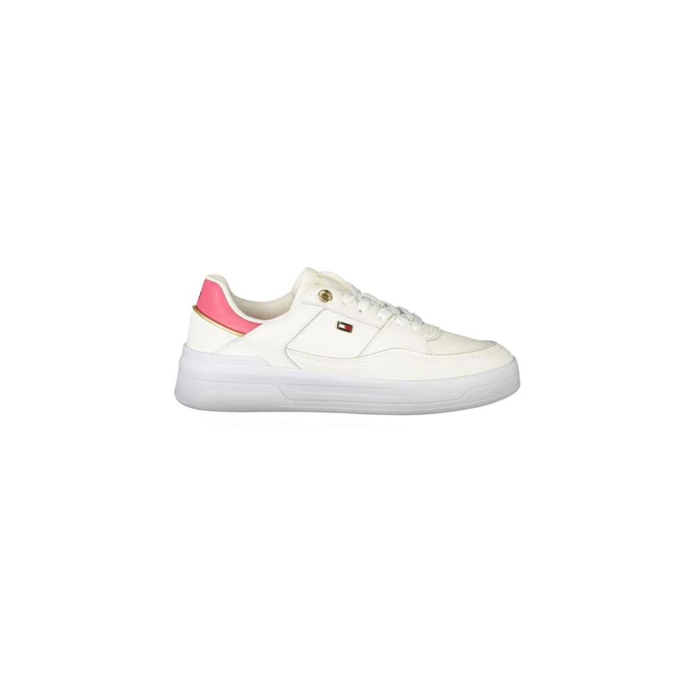 Tommy Hilfiger - Weiße Polyester-Sneaker Moderner Stil Komfort - Shoes - Damen - Weiß - 36 Eu - Bild 5