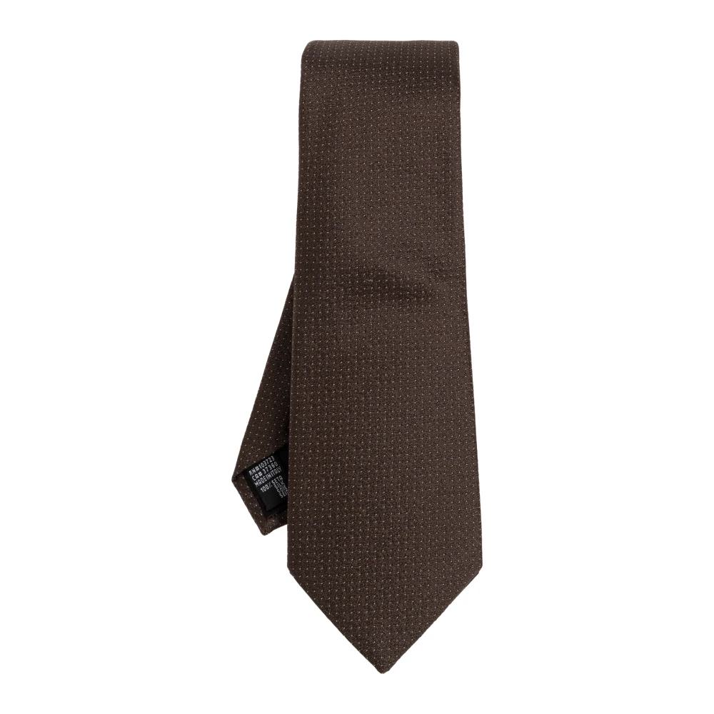 Giorgio Armani Herren Braun - Seidenkrawatte - Accessories - One Size