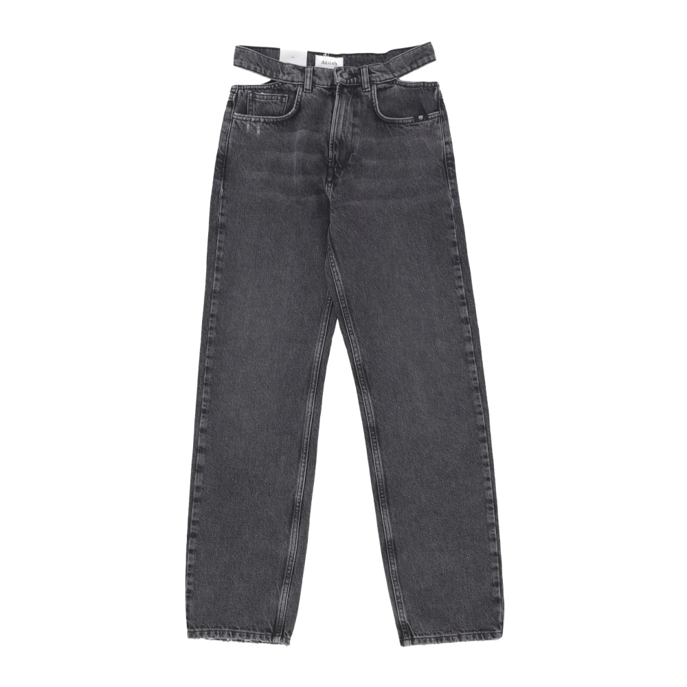 Amish - High Waist Denim Jeans - Jeans - Damen - Grau - W29