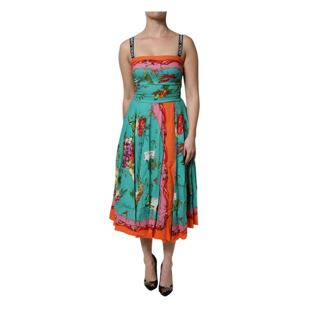 Blumenmuster A-Linien Midi-Kleid Eu Größe 38 / Uk Größe 10 - Bild 5