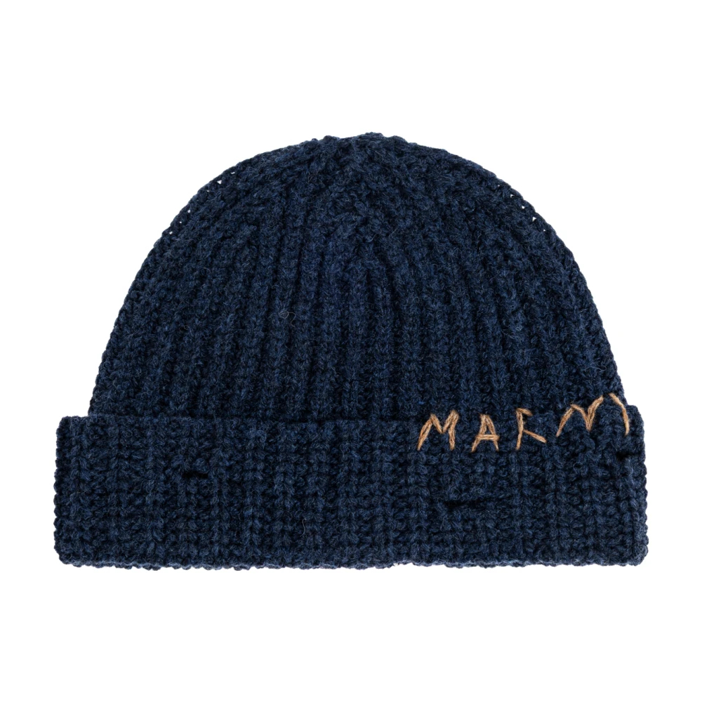 Marni Herren Blau - Kappe Mit Logo - Accessories - S