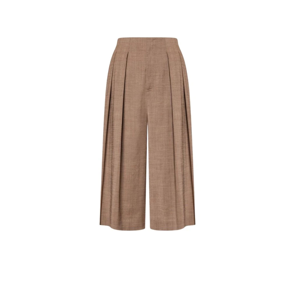 Philosophy Di Lorenzo Serafini Damen Braun - High-Waisted Bermuda Shorts - Shorts - M