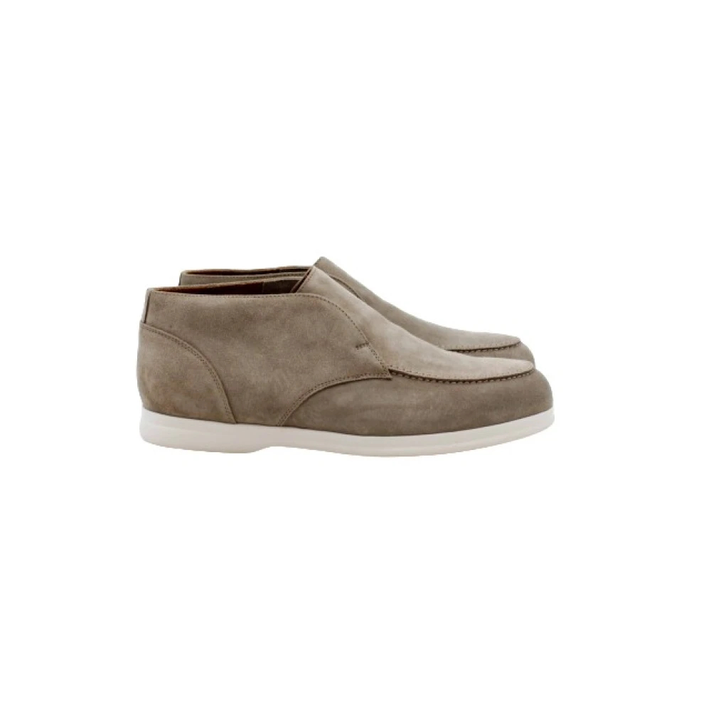 Doucal's Herren Grau - Beige Wildleder Desert Boots - Shoes - 42 Eu