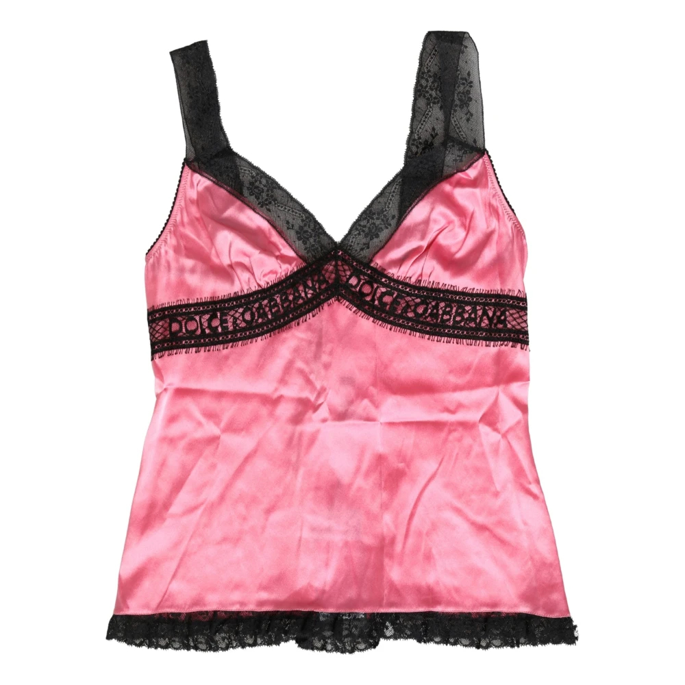 Dolce & Gabbana Damen Rosa - Lingerie Top - Tops - S