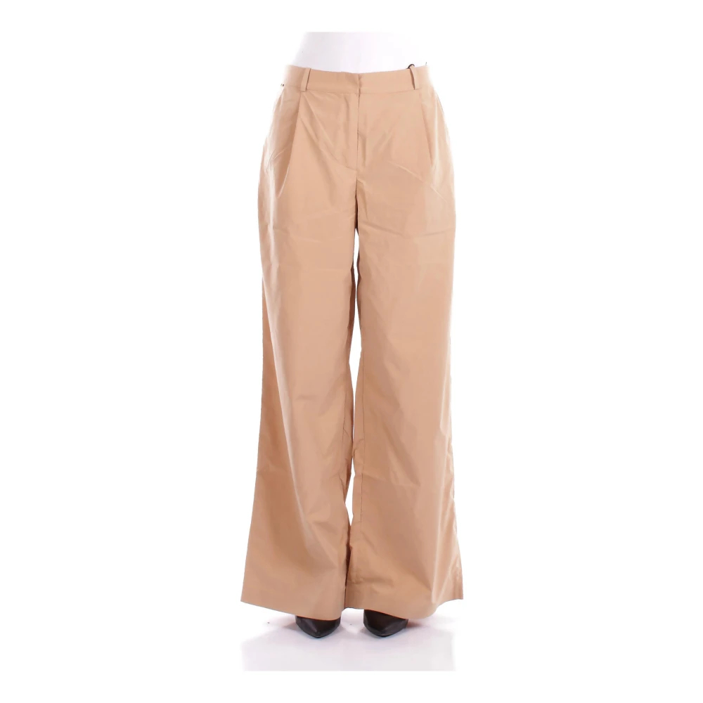 K-Way Damen Beige - Hose Mit Seitenlogo - Trousers - L