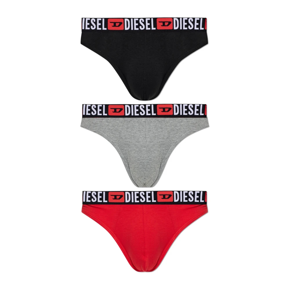 Diesel Herren Schwarz - Rick-D-Core-3Pack String Tanga 3Er-Pack - Underwear - K - Xl