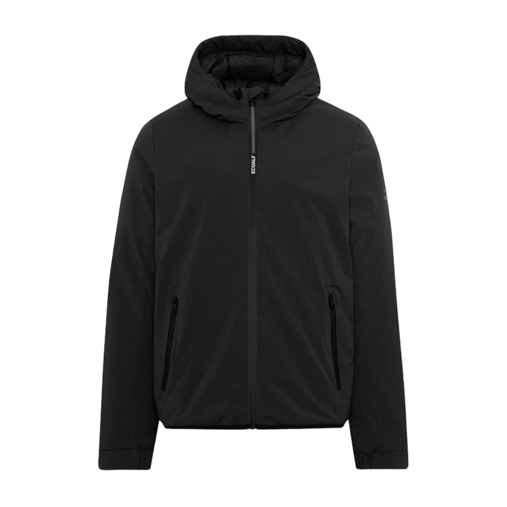 Ecoalf Herren Schwarz - Kurze Daunenjacken - Sauberer Und Eleganter Stil - Jackets - K - Xl