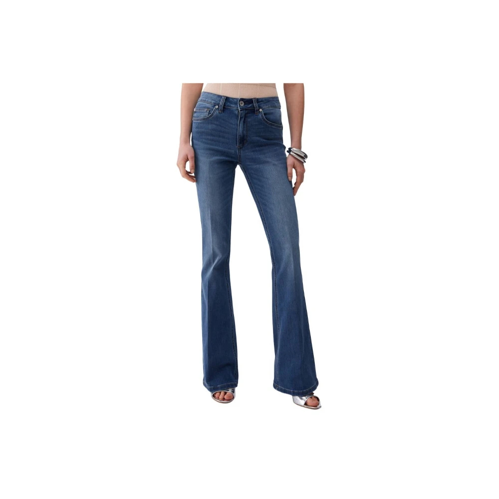 Liu Jo Damen Blau - High-Rise Bootcut Jeans - Jeans - W31